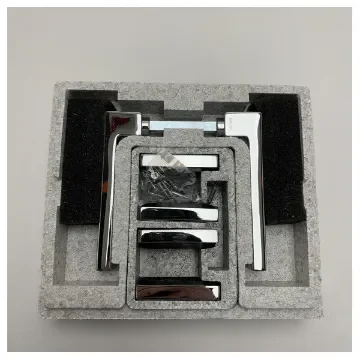 Olivari Planet Q Chrome Door Handle for Marine Use – Durable Brass Finish, Suitable for Yale Locks product image