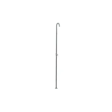 <div>Elka Floor-standing stainless steel outdoor shower column with mixer cartridge and microblower - 7085</div> product image