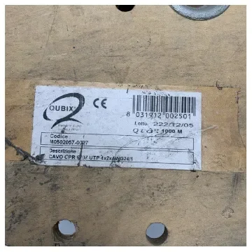 Qubix CPR 6707 UTP Network Cable 4x2 AWG24 - Durable Marine-Grade Outdoor Ethernet Cable product image