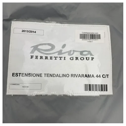 Riva Rivamare 44 bimini suncover extension canvas - 212311 product image