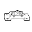 Ultraflex 30325E Marine Cable Clamp and Shim – Durable Corrosion-Resistant Maritime Mounting Solution product image