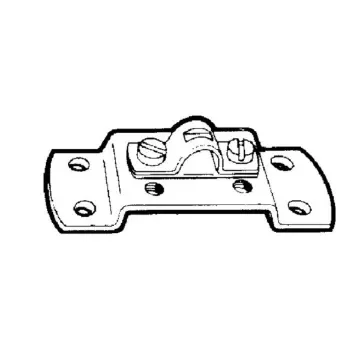Ultraflex 30325E Marine Cable Clamp and Shim – Durable Corrosion-Resistant Maritime Mounting Solution product image