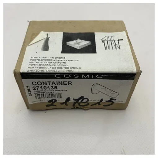 <div>Cosmic Chrome Toothbrush Holder 2710135 - Durable Rust-Resistant Metal Bathroom Organizer for Marine and Wet Environments</div> product image