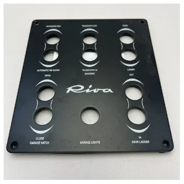 <div>Riva Black Coated Marine Control Panel for Boat Aft and Platform Functions - RCP</div> product image