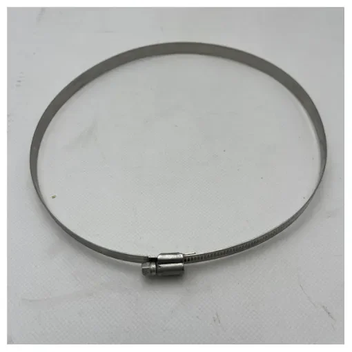 <div>Stainless Steel Adjustable Hose Clamp for exhaust hose - Corrosion Resistant 304 SS</div> product image
