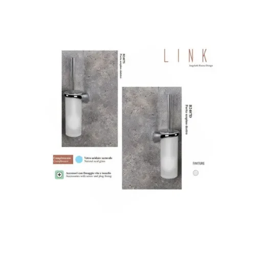 <div>Colombo Marine Chrome Toilet Brush Holder B2407 SX - Durable Corrosion-Resistant Boat Accessory from Italy</div> product image