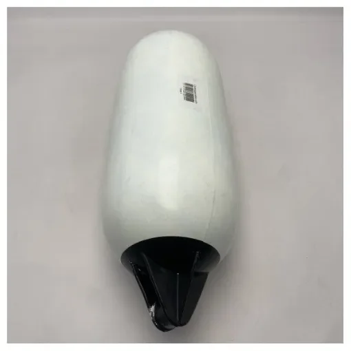 2nd choice Durable Marine Fender - White Cylindrical Boat Bumper with Black Ends, UV Resistant and Easy Mounting product image