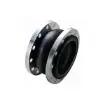 <div>Marine Grade Rubber Coupling with Metal Flanges - 1 Inch DN25 Flexible Waterproof Connector</div> product image