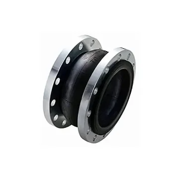 <div>Marine Grade Rubber Coupling with Metal Flanges - 1 Inch DN25 Flexible Waterproof Connector</div> product image