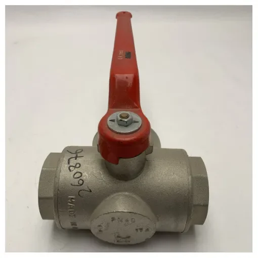 Onbekend - Stainless Steel 3-Way Ball Valve DN50 - Marine & Industrial product image
