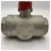 Onbekend - Stainless Steel 3-Way Ball Valve DN50 - Marine & Industrial product image