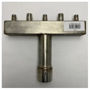 Ferretti - Marine Stainless Steel T-Shaped Coupling with 5 Outlets product image