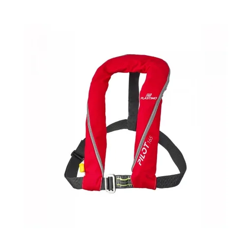 Plastimo - Pilot 165 Zip Manual Vest with Harness - Red product image