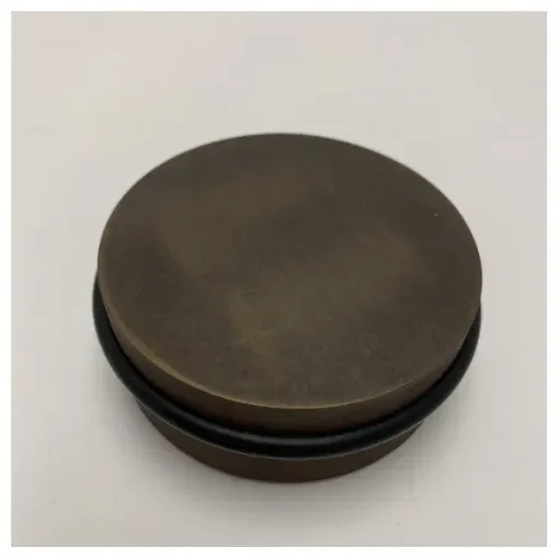 Fama Door Stopper Brass Bronze Finish - Durable No-Drill Boat Door Stop for Saltwater Resistance product image