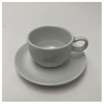 <div>CRN Chrome Ceramic Coffee Cup with Saucer for Marine Environments - Durable & Easy-to-Clean Nautical Drinkware</div> product image