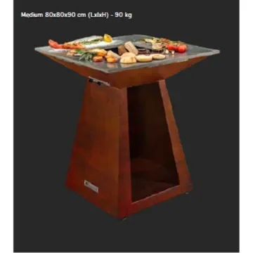 Divers - Quadro M Corten Fire Pit with Cooking Plate product image