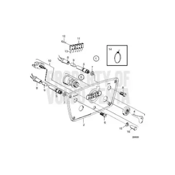 Volvo Instrument Panel Grommet - 819350 product image