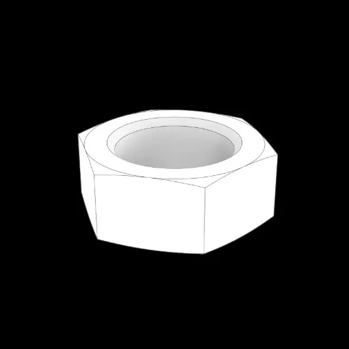 Hexagonal Nut for Volvo Penta Engines - 955821 product image