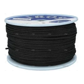 Liros - Black 5mm Polyester Braided Cable - 010400500188 product image