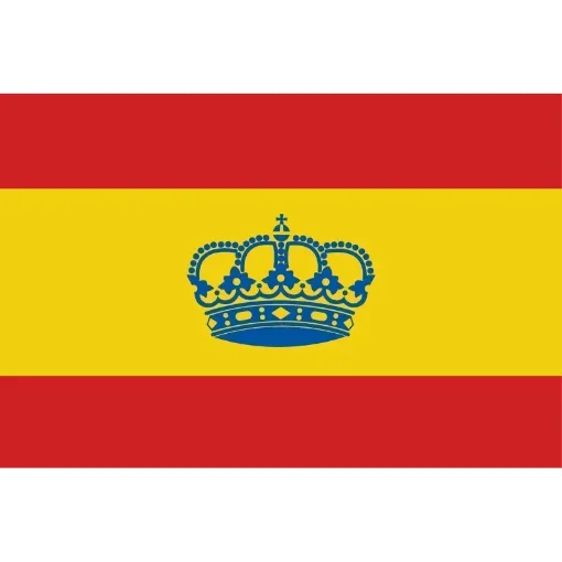 Spain Flag with Crown - D6591200 product image