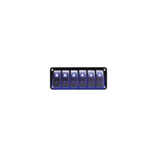 6 Switch Panel with Blue LED - 501294 product image