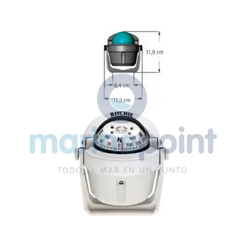 Ritchie - B-51 White Compass - RITB-51W product image