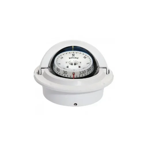 Ritchie - F-83 White Magnetic Compass for Console - RITF-33W product image