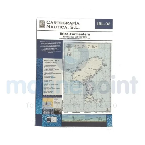 Nautical Chart Illes Bal.-03, Ibiza-Formentera - A3252300 product image