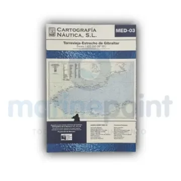 Nautical Chart MED-03, Torrevieja-Gibraltar Strait - A3245300 product image