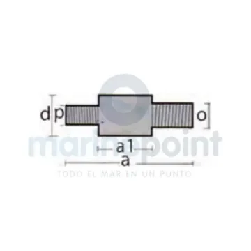 TECNOSEAL Zinc Anode VM, Diameter 14.5mm - TEN02064 product image