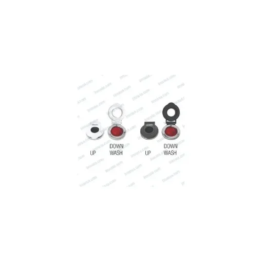 Mz Electronics Grey Spinner Button with Red Rubber - 35240106 product image
