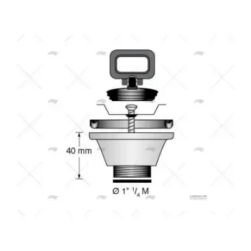 Barka - 25mm Bend Drain for Sink - 00009117 product image