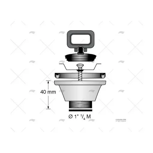 Barka - 25mm Bend Drain for Sink - 00009117 product image