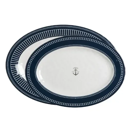 Marine Business Oval Service Plate Sailor Soul Flat - 14009 product image