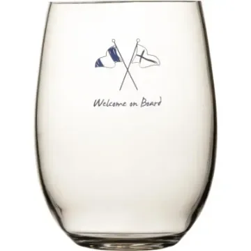 Marine Business Welcome Non-Slip Refreshment Glasses - 27107 product image