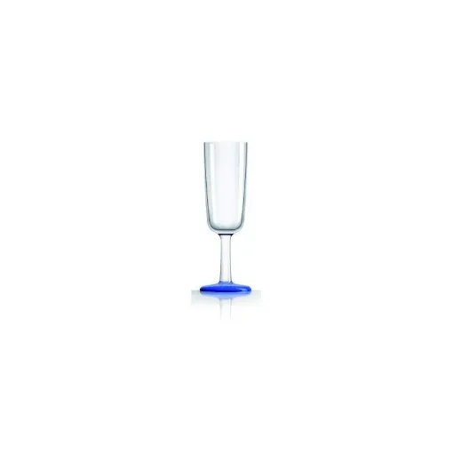 Navy Blue Palm Champagne Glasses, Set (4) - 5310833 product image