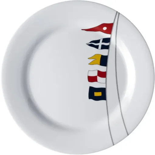 Marine Business Set of 6 Nautical Melamine Flat Plates - 12001 product image