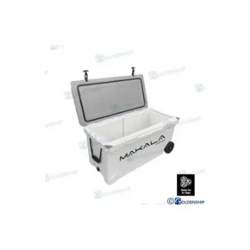 Makala 100L White Cooler with Grey Lid and Wheels - GS50258 product image