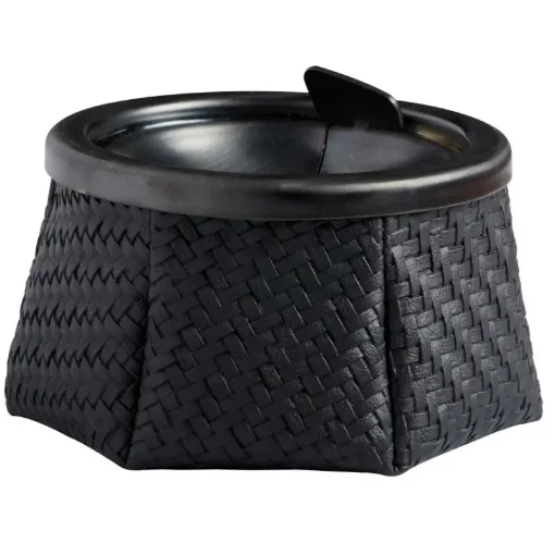 Marine Business - Ashtray with Lid, Rattan, Black - 30251 product image
