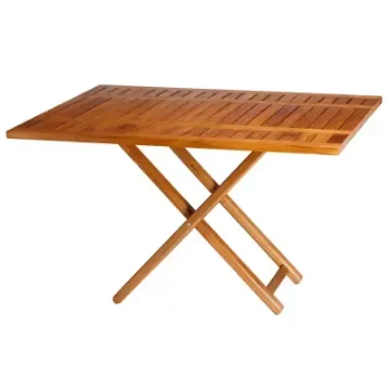 Marine Business Rectangular Teak Table Foldable with Wings - 63025 product image