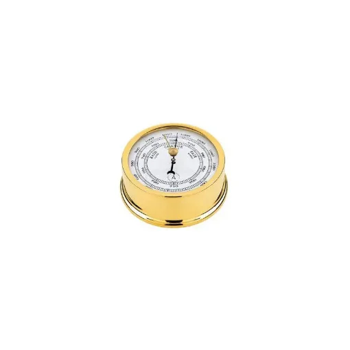 Autonautic Instrumental - Golden Aneroid Barometer 95mm, Base - B95D product image