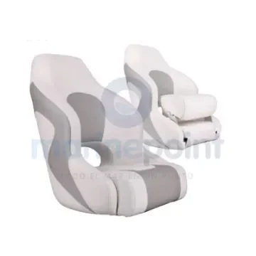 Ergonomic Sport Seat White-Grey - GS73251 product image