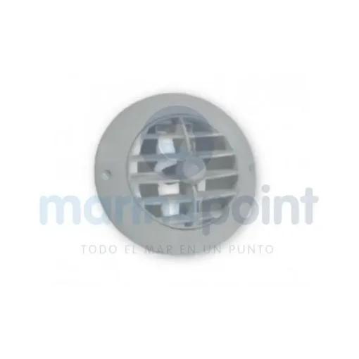 Thermowell - White Round PVC Grill 100mm for Air Conditioning - 94250103 product image