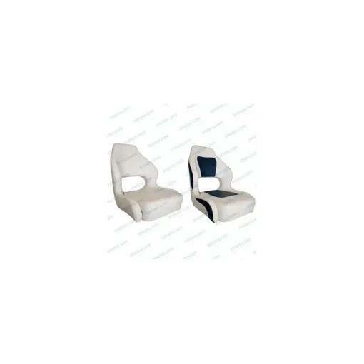 White Semi-Leather Nautical Seat - 90700145 product image