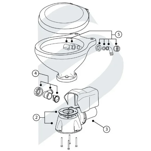 Johnson Wc Toilet Cistern Kit - 252014 product image