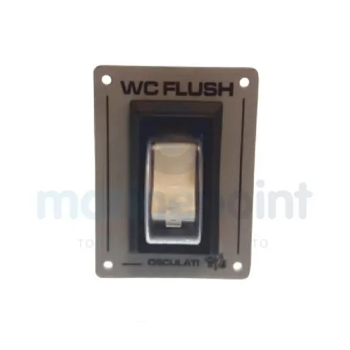Osculati Toilet Switch 12/24v with Panel - GS50017 product image
