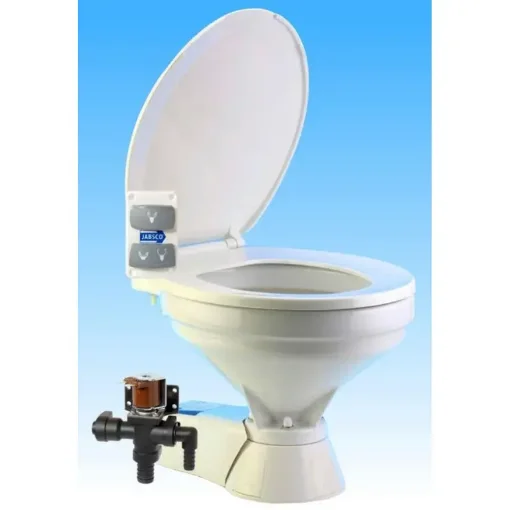 Jabsco Large 24V Electric Toilet with Solenoid Valve - 37045-1094 product image