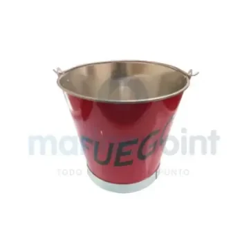Metal Fire Bucket with Fire Sign - GS80110 product image