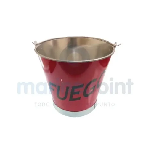 Metal Fire Bucket with Fire Sign - GS80110 product image