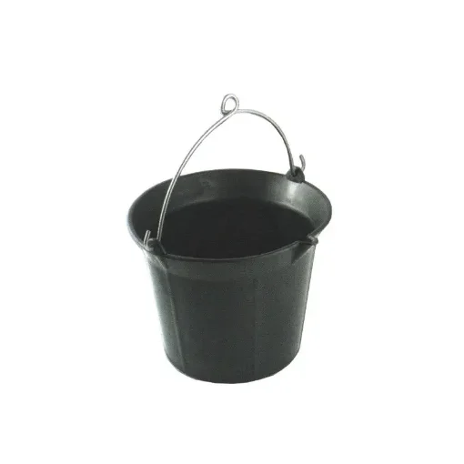Durable Reinforced Plastic Bucket with Stainless Steel Handle - 72542400 product image